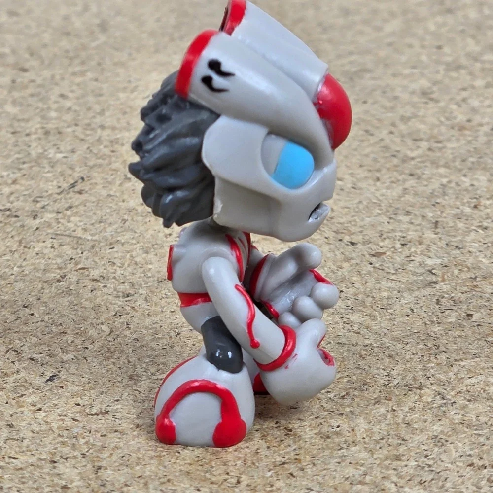 ninja kidz crul tv series Robot Figure Action‎ Figure Toy Gray Red Blue